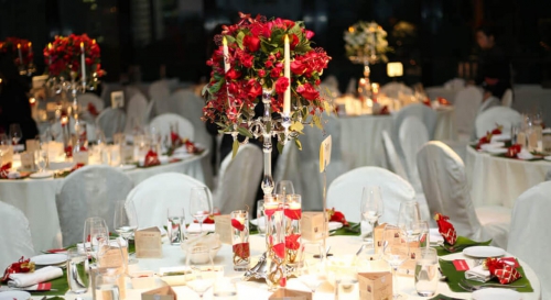 Parsi Wedding Feast Table Marigold